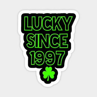 St Patrick's Day Lucky Since 1997 23 Years Old Magnet