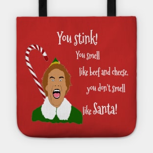 Elf Funny Quotes Tote