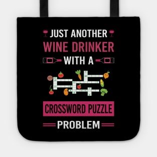 Wine Drinker Crossword Puzzles Tote