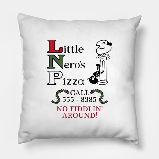 Little Nero's Pizza Pillow by stewardcolin34