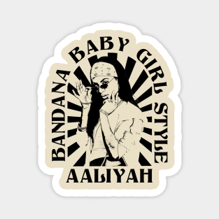 AAliyah Classic Style 80s Magnet