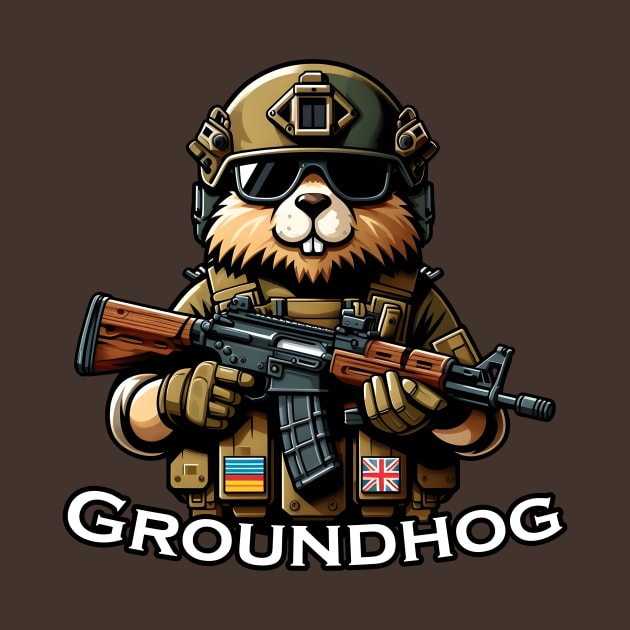 Tactical Groundhog by Rawlifegraphic