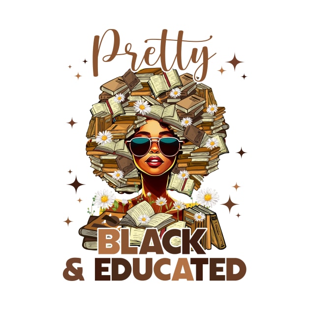 Pretty Black and Educated Black Women Teacher by sinhocreative