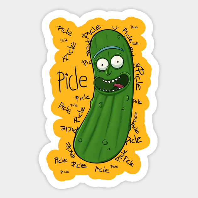 Im Pickle Rick Png I M Pickle Rick Rick And Morty Sticker Teepublic i m pickle rick