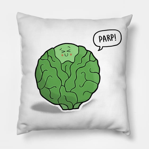 Parp! Pillow by CarlBatterbee