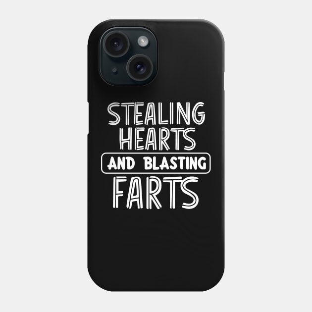 Stealing Hearts & Blasting Farts Phone Case by pako-valor