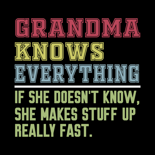 Grandma knows everything vintage by Work Memes