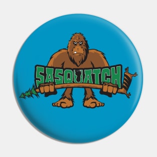 Sasquatch Hockey Logo Pin