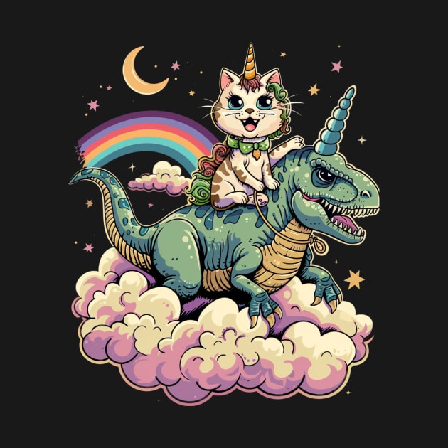 Cat Dinosaur Days by RazonxX