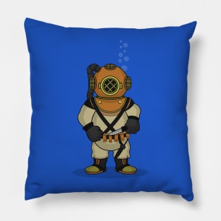 Eggy Deep Sea Diver Pillow