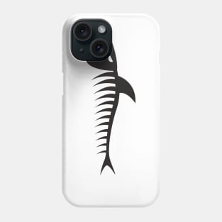 Black fishbone Phone Case