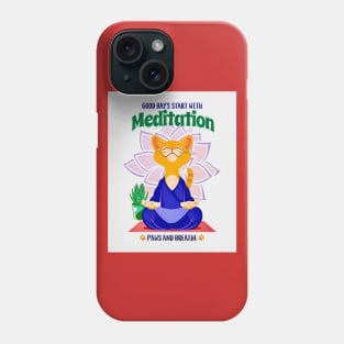 Paws And Breathe Phone Case