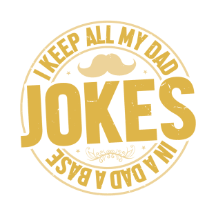 Dad Jokes Retro Gift for Father’s day, Birthday, Thanksgiving, Christmas, New Year T-Shirt