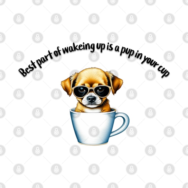 Pup in a cup by Turtle Trends Inc