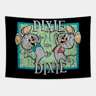 Vintage Cartoon Mice Tapestry