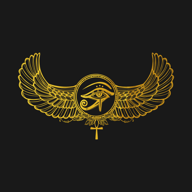 The Eye of Horus Golden by DISOBEY