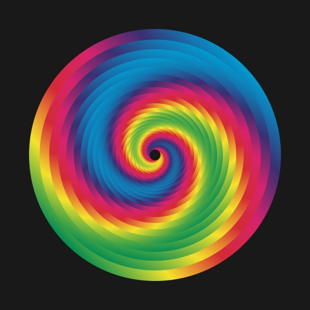 multicolored spiral by desingmari