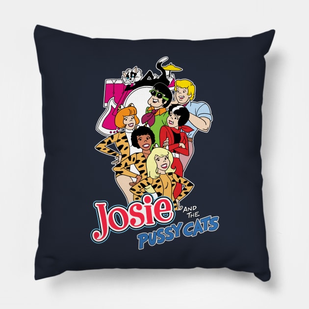 Josie & The Pussycats Pillow by Chewbaccadoll