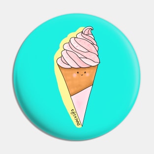 Delicious Pink Soft Icecream Pin