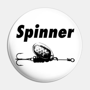 Spinner bait tacklebox design blak Pin