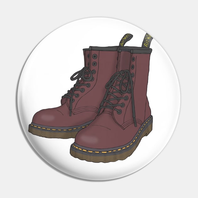 Doc Martins Pin by CarlBatterbee