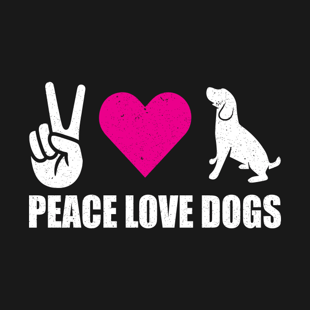 peace love dogs by FatTize