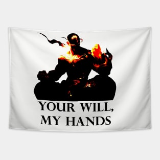 Your Will, My Hands Tapestry