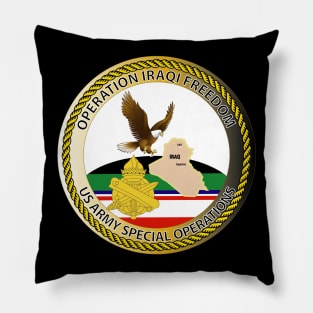 OIF - Emblem - Operation Iraqi Freedom - CA Pillow