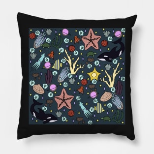 Galactic Sea Pillow