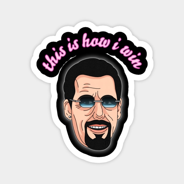 Uncut Gems - Adam Sandler "This is how I win" Magnet by BryanWestArt