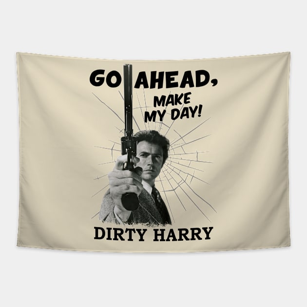 Mod.1 Dirty Harry Magnum Force Tapestry by parashop