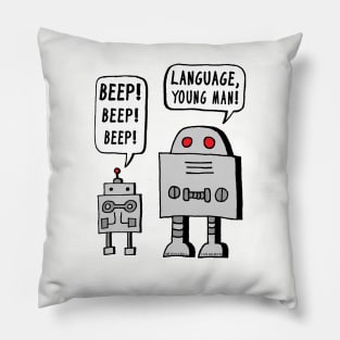 Beeping Robot Pillow