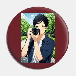 Anime Photographer Pin