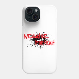 Negative Potrait Phone Case