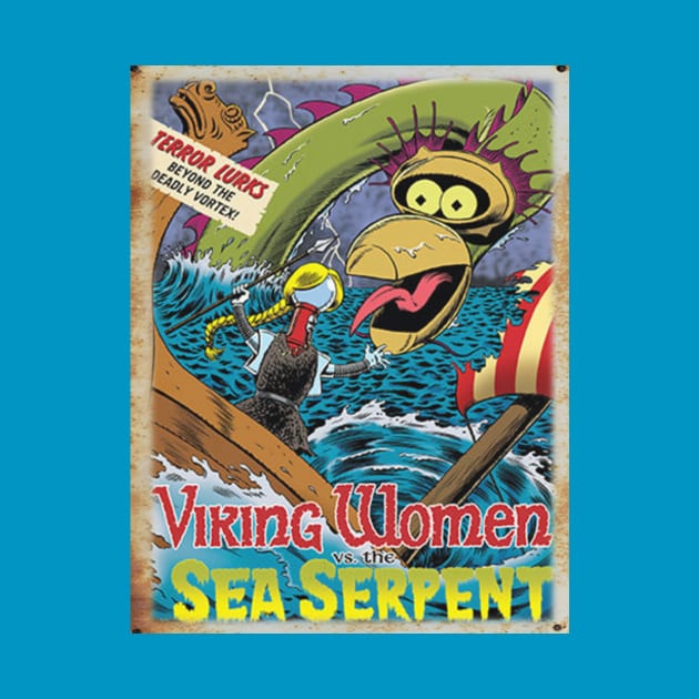 Mystery Science Rusty Barn Sign 3000 - Viking Women by Starbase79