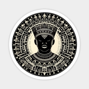 Traditional African Black Culture Pride vintage Magnet