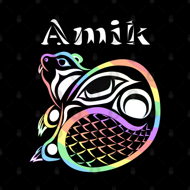 Amik (Beaver) Pride Ally by KendraHowland.Art.Scroll