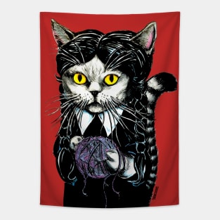 Goth Cat Tapestry