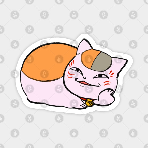 I draw smug nyanko sensei / Natsume's Book of Friends Magnet by mudwizard