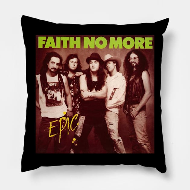 FAITH NO MORE MERCH VTG Pillow by Jeffs Urbanart