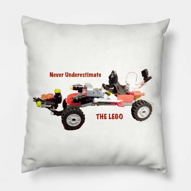 Lego Mobil Pillow by Geekiestcountrygal