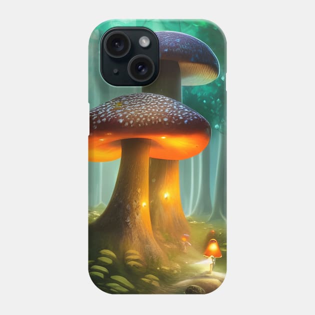 Fungi Tales (2) - Fairy Magic Mushrooms Phone Case by TheThirdEye