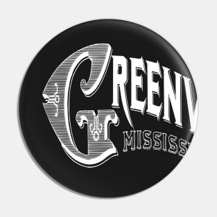 Vintage Greenville, MS Pin