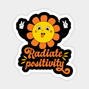 Radiate Positivity Cute Daisy Sunshine Magnet