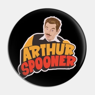 Arthur Spooner Illustration - Quirky Charm from King of Queens Pin