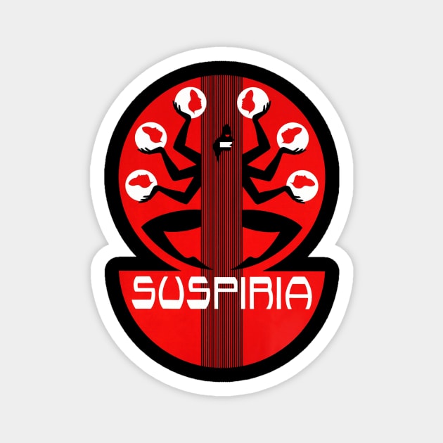 Retro suspiria // fanart // Halloween Magnet by Potato 8 Pixel