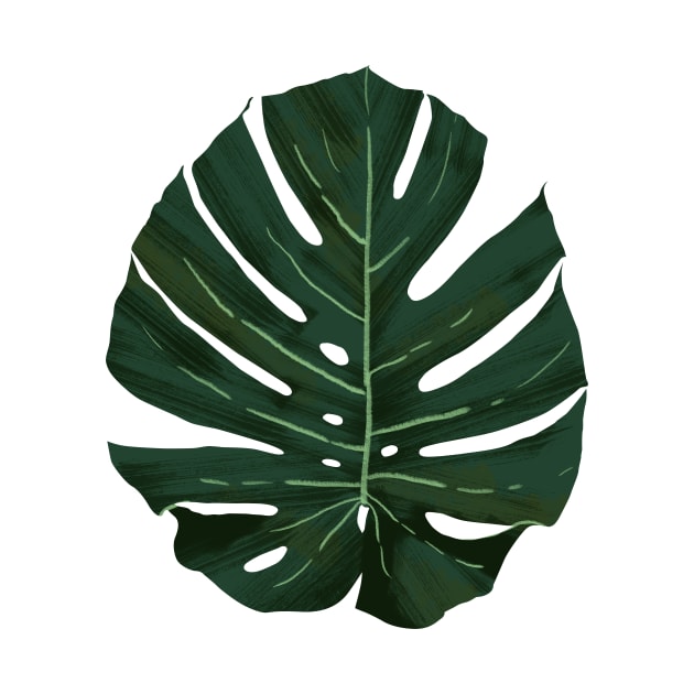 Monstera Leaf by sixfootgiraffe