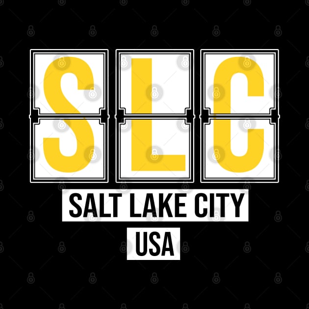 SLC - Salt Lake City Airport Code Souvenir or Gift Shirt by HopeandHobby