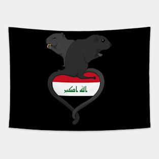 Gerbil Iraq (Dark) Tapestry