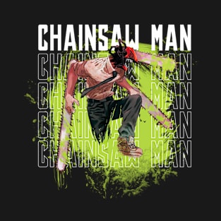 Graffiti Style Anime Poster | Chainsaw Man T-Shirt